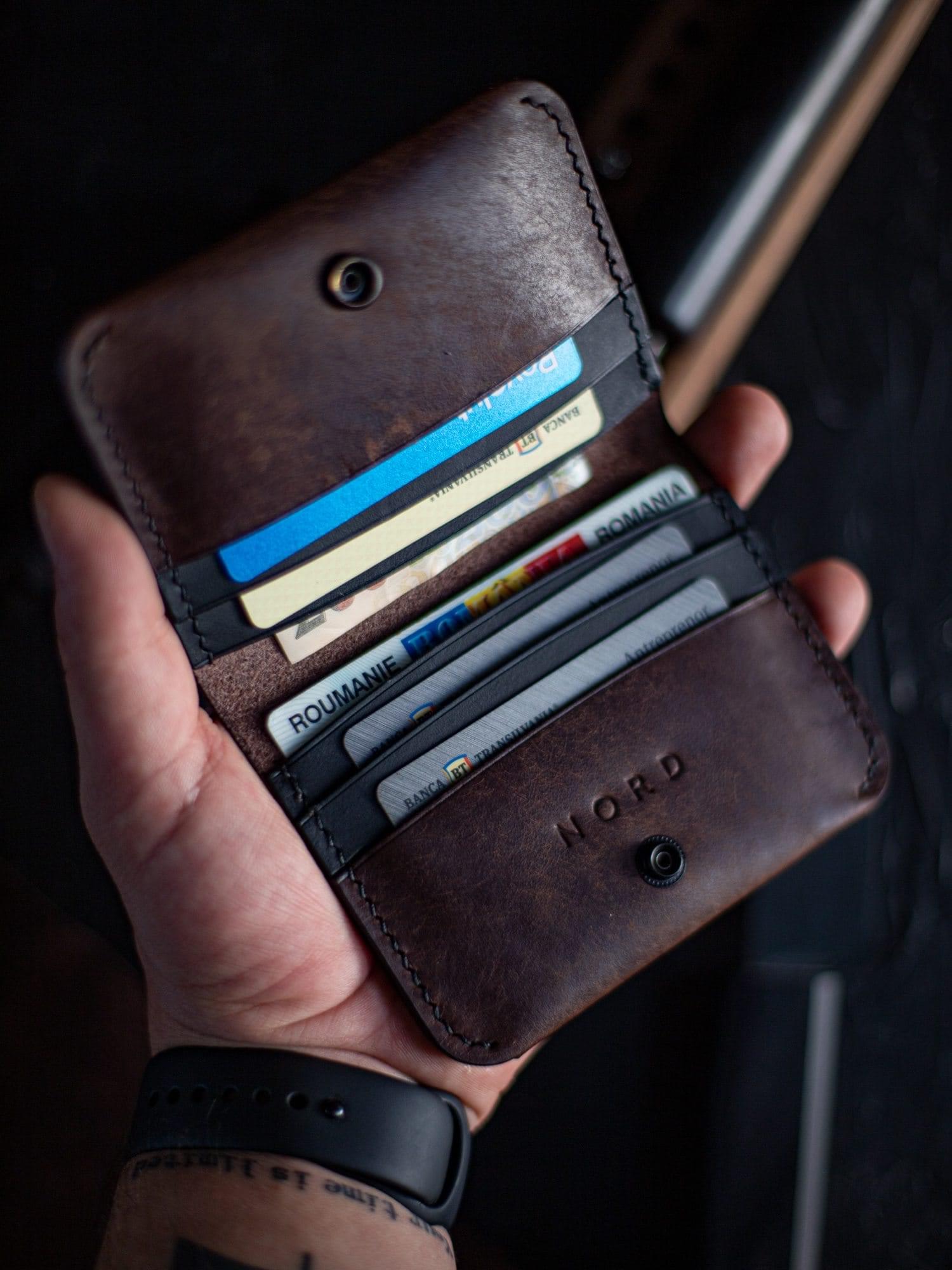 Portofel minimalist - Chocolate