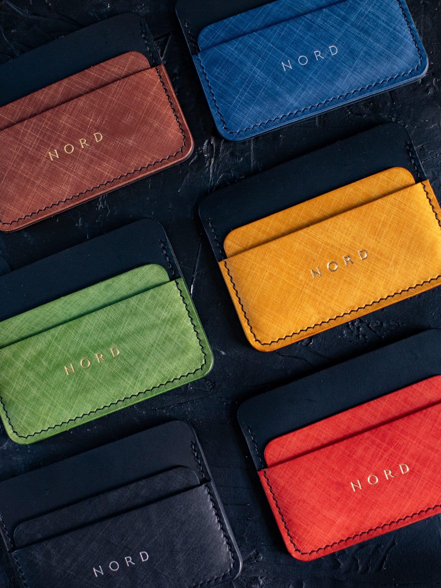 portofel slim piele naturala vega handmade nord leather goods